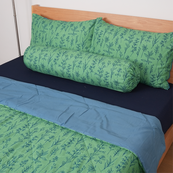 AirySoft Botanic Pattern Bedding Set (Without Bed Sheet)