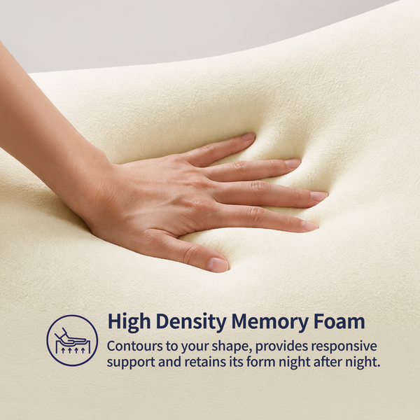 KUN Home Series Memory Foam Moon Pillow