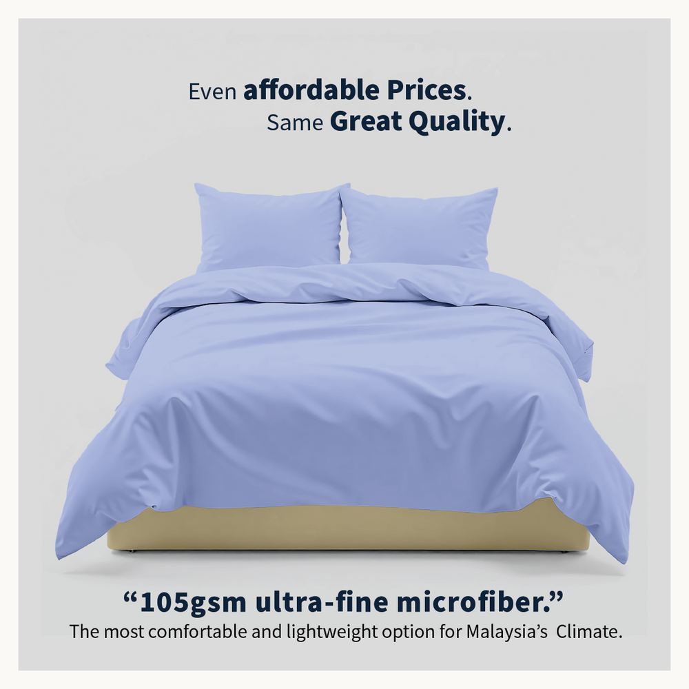 AirySoft Newtro Pattern Bedding Set (Without Bed Sheet)