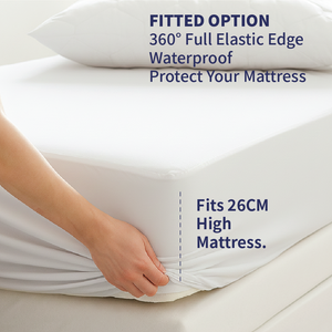 Washable Mattress Protector (Elastic Band/Fitted)