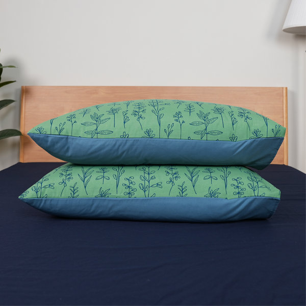 AirySoft Botanic Pattern Bedding Set (Without Bed Sheet)