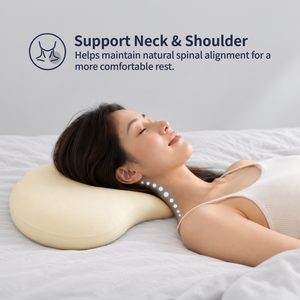 KUN Home Series Memory Foam Moon Pillow