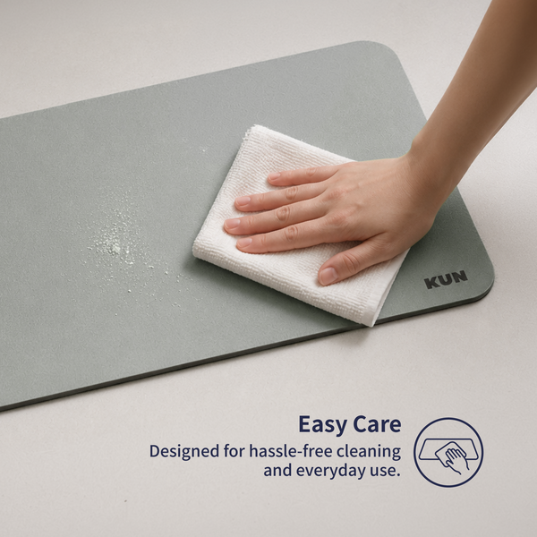 KUN Home Series Diatomite Bath Mat