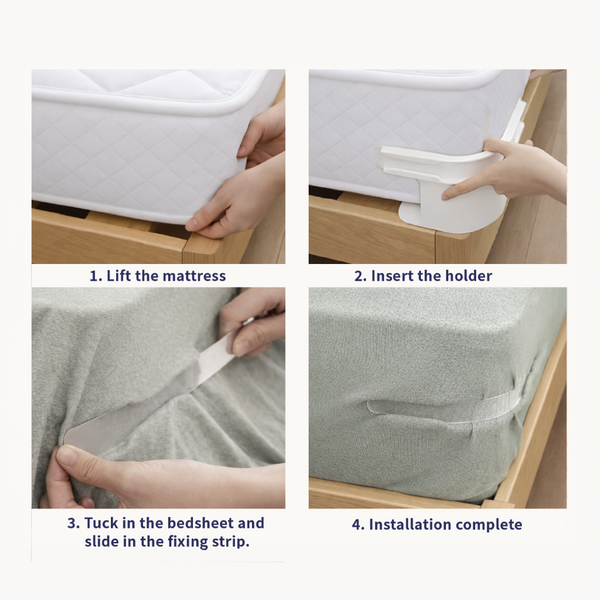 Invisible Bed Sheet Non-Slip Corner Holder