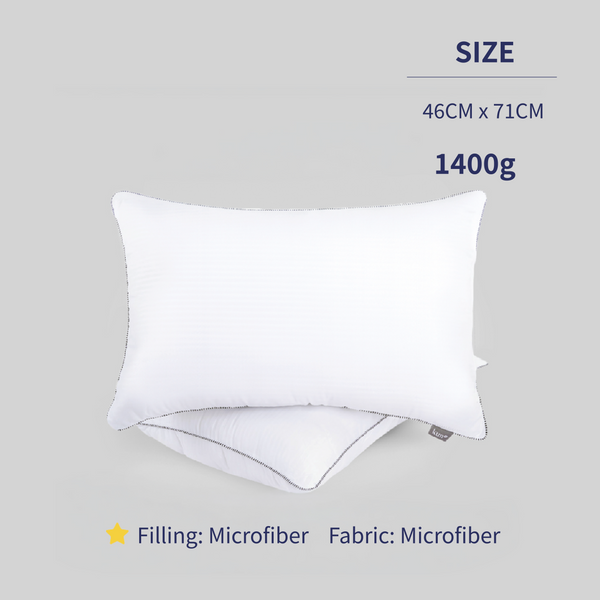 Black Piping Premium Hotel Pillow