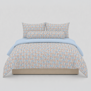 AirySoft Newtro Pattern Bedding Set (Without Bed Sheet)