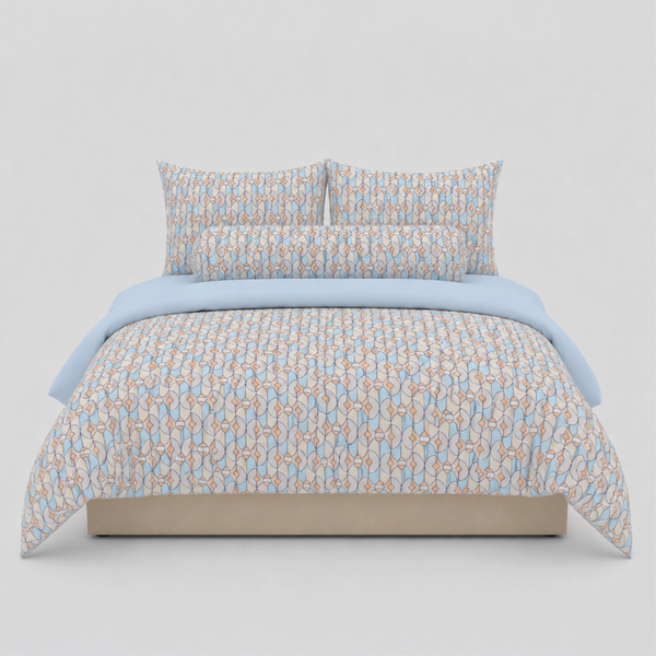 AirySoft Newtro Pattern Bedding Set (Without Bed Sheet)