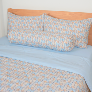 AirySoft Newtro Pattern Bedding Set (Without Bed Sheet)