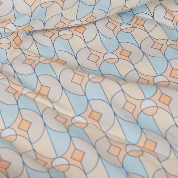 AirySoft Newtro Pattern Bedding Set (Without Bed Sheet)
