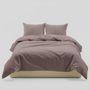 AirySoft Plain Colour Earth Nature Fitted Bedsheet set