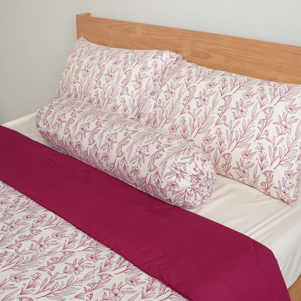 AirySoft Botanic Pattern Bedding Set (Without Bed Sheet)