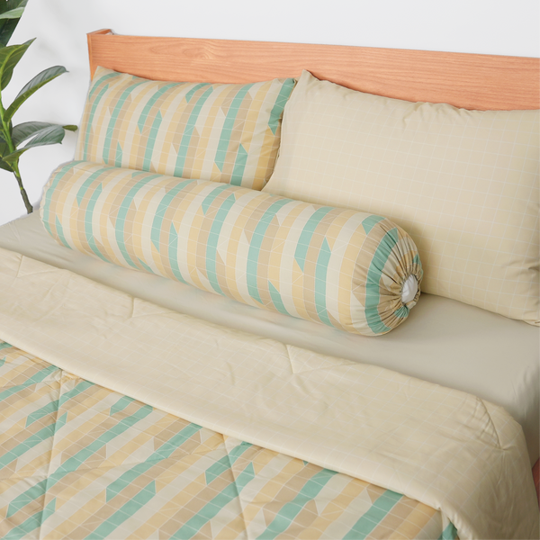 AirySoft Newtro Pattern Bedding Set (Without Bed Sheet)