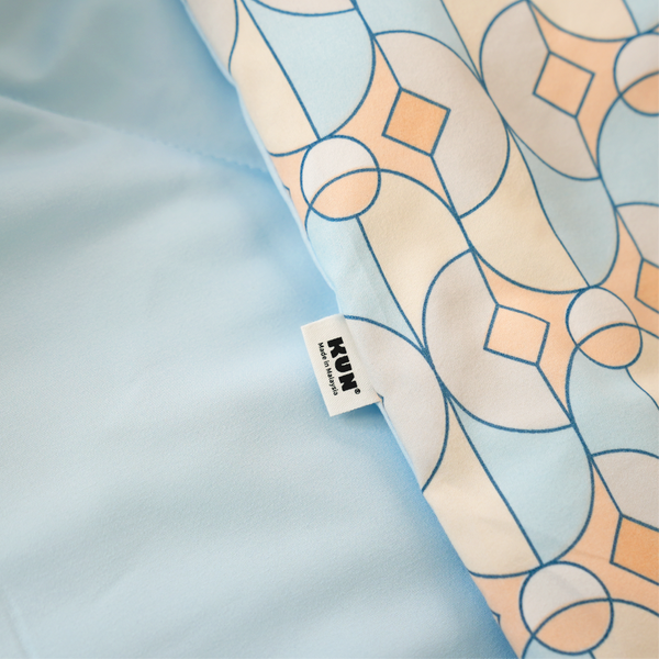 AirySoft Newtro Pattern Bedding Set (Without Bed Sheet)