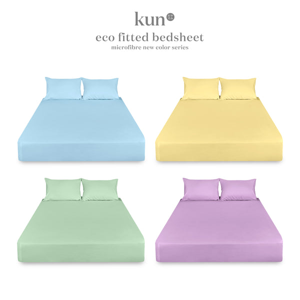 [Kun Official] MID-YEAR CLEARANCE PREMIUM MICROFIBER FITTED BED SHEET