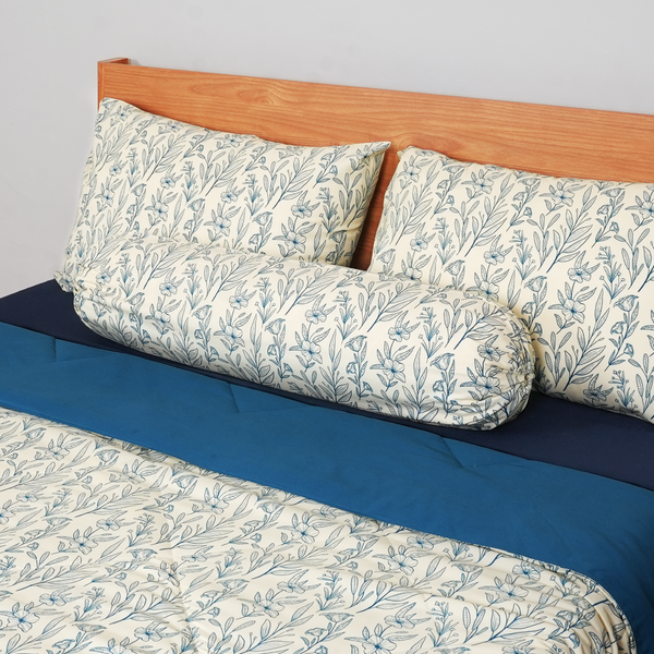 AirySoft Botanic Pattern Bedding Set (Without Bed Sheet)