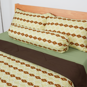 AirySoft Newtro Pattern Bedding Set (Without Bed Sheet)