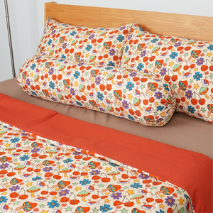 AirySoft Newtro Pattern Bedding Set (Without Bed Sheet)