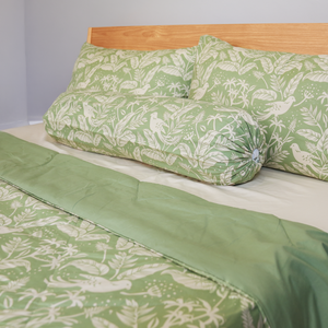 AirySoft Botanic Pattern Bedding Set (Without Bed Sheet)