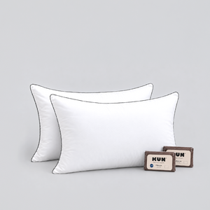[BUNDLE DEAL] Black Piping Pillow (2pcs) + Toffee Pillowcase (2pcs)