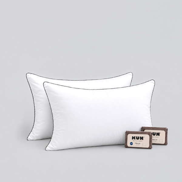 [BUNDLE DEAL] Black Piping Pillow (2pcs) + Toffee Pillowcase (2pcs)