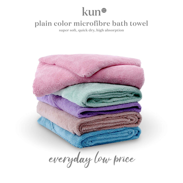 [Kun Official] MID-YEAR CLEARANCE MICROFIBER TOWEL (BATH TOWEL/FACE TOWEL)