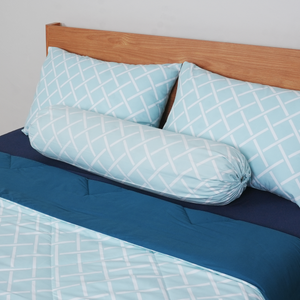 AirySoft Urban Geometric Pattern Bedding Set (Without Bed Sheet)